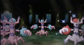 Rencontre d'un chromatique (à droite de l'image) dans une horde dans Pokémon X et Y.