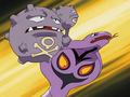 Smogogo (de James) et Arbok (de Jessie)