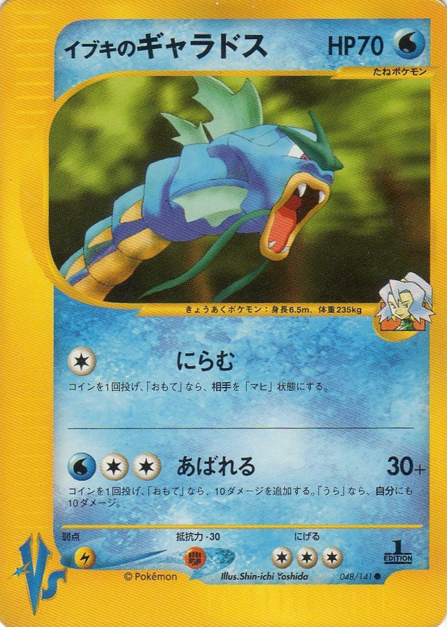 イブキのギャラドス (ポケモンカード VS 048) — Poképédia