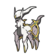 12 différents Pokémon peuvent apparaître... Ici Arceus. Essayez-lez tous en rechargeant la page !