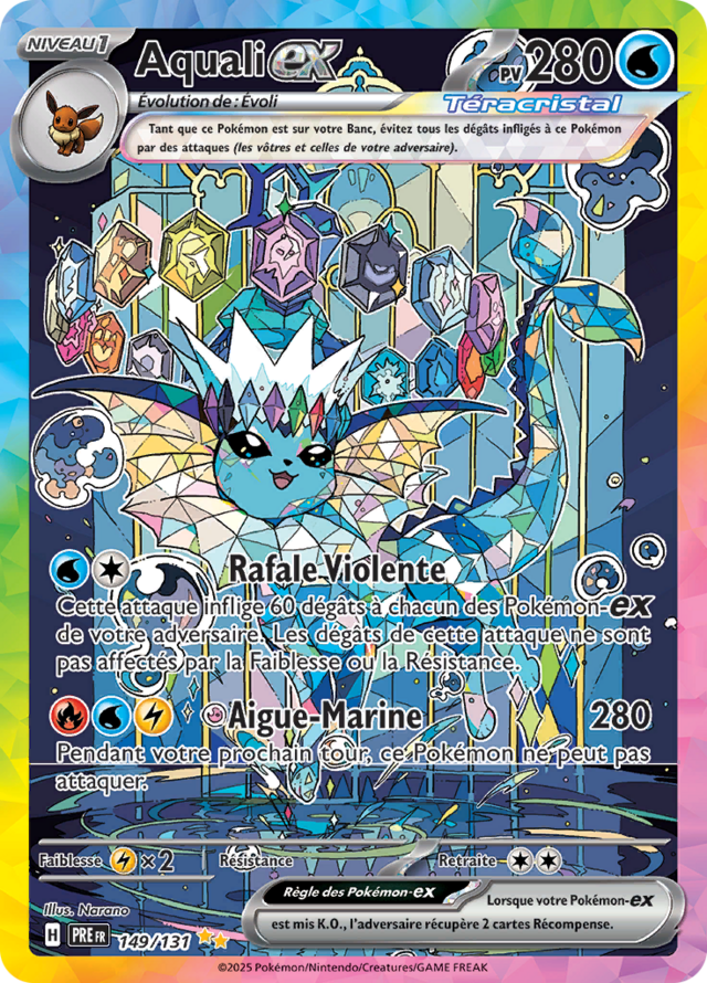 Serpente Eau 063/167 Temps Passé Holo Ou Reverse (aléatoire) - Myboost X Écarlate Et Violet 6 Mascarade Crépusculaire - Coffret De 10 Cartes Pokémon Françaises