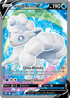 Goupix d'Alola-V (Épée et Bouclier Tempête Argentée 173)