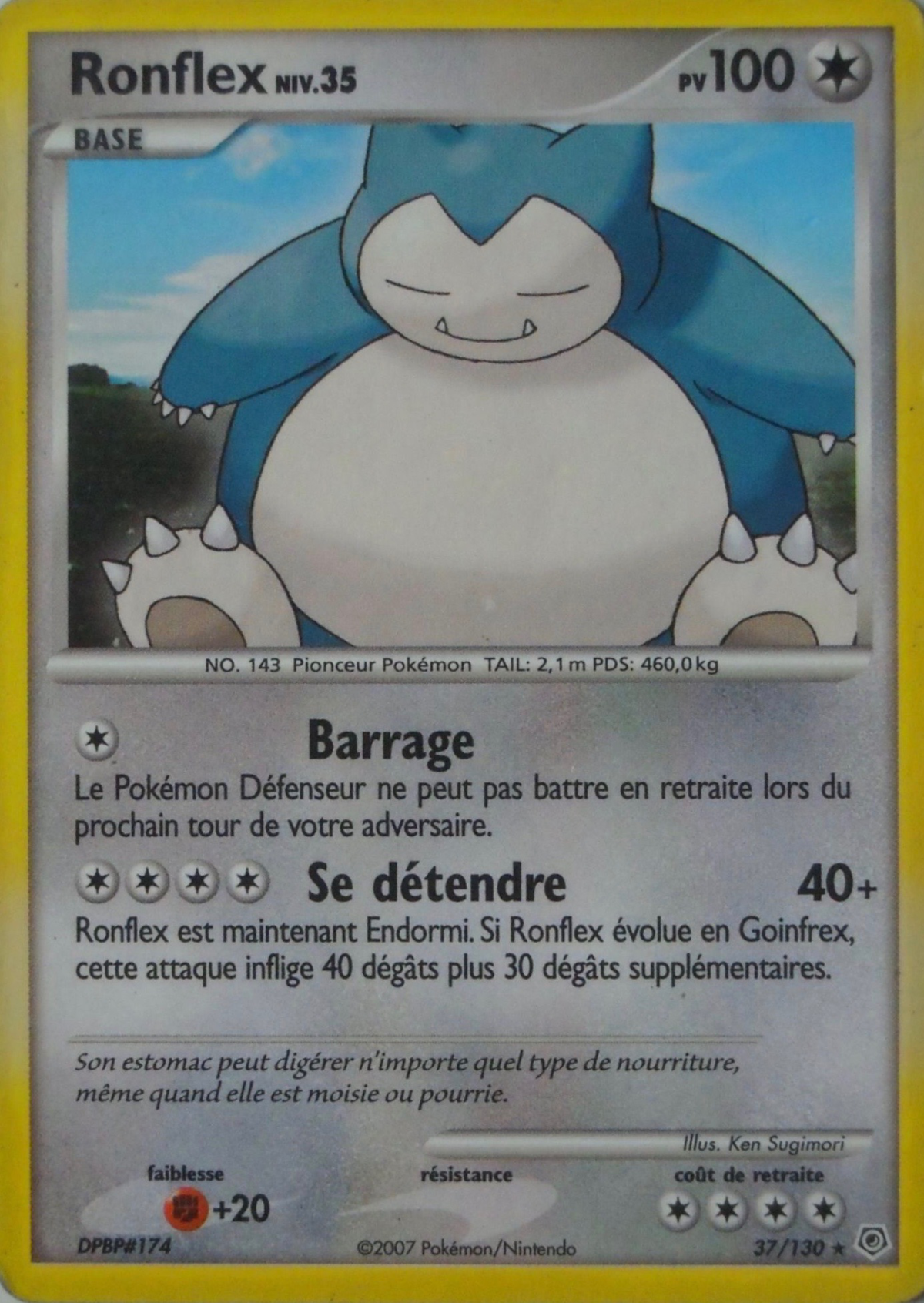 Comment Faire évoluer Goinfrex Pokemon Diamant Ronflex (Diamant & Perle 37) — Poképédia