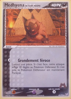 Medhyena de Team Magma (EX Team Magma VS Team Aqua 65)