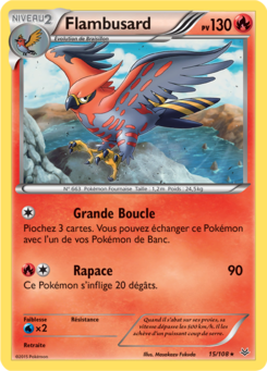 Flambusard Xy Ciel Rugissant 15 Pokepedia