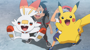 LV014 - Flambino de Goh et Pikachu de Sacha.png