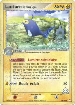 Lanturn de Team Aqua (EX Team Magma VS Team Aqua 28)