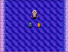Cresselia se trouve aux profondeurs du cauchemar et s'avance vers les compères pour les éliminer.