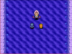 Cresselia se trouve aux profondeurs du cauchemar et s'avance vers les compères pour les éliminer.