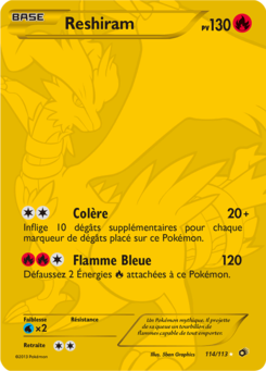 Reshiram (Noir & Blanc Trésors Légendaires 114)