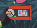 Description de Skitty dans l'épisode 321.