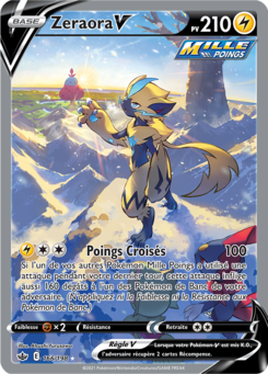 Zeraora-V (Épée et Bouclier Règne de Glace 166)