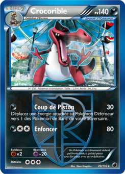 Crocorible (Noir & Blanc Glaciation Plasma 70)