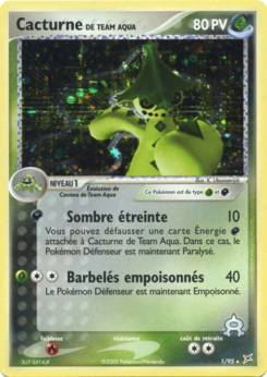 Cacturne de Team Aqua (EX Team Magma VS Team Aqua 1)