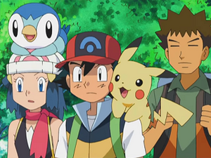 DP160 - Tiplouf d'Aurore et Pikachu de Sacha.png