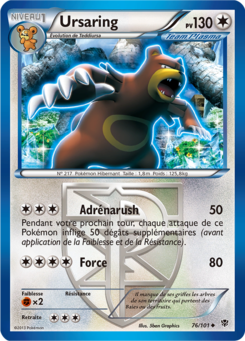 Ursaring (Noir & Blanc Explosion Plasma 76)