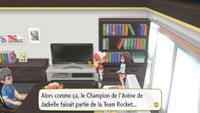 « Champion » et « Arène » dans Pokémon : Let's Go, Pikachu et Let's Go, Évoli.