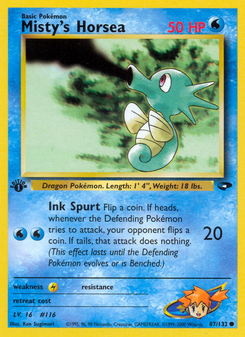 Misty's Horsea (Gym Challenge 87)