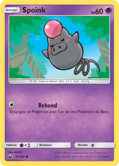 Spoink (Soleil et Lune Tempête Céleste 59)