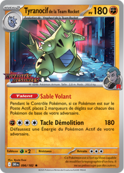 Tyranocif de la Team Rocket (Écarlate et Violet Rivalités Destinées 096)