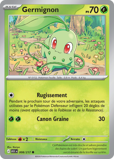 Germignon (Méga-Évolution Héros Transcendants 008)