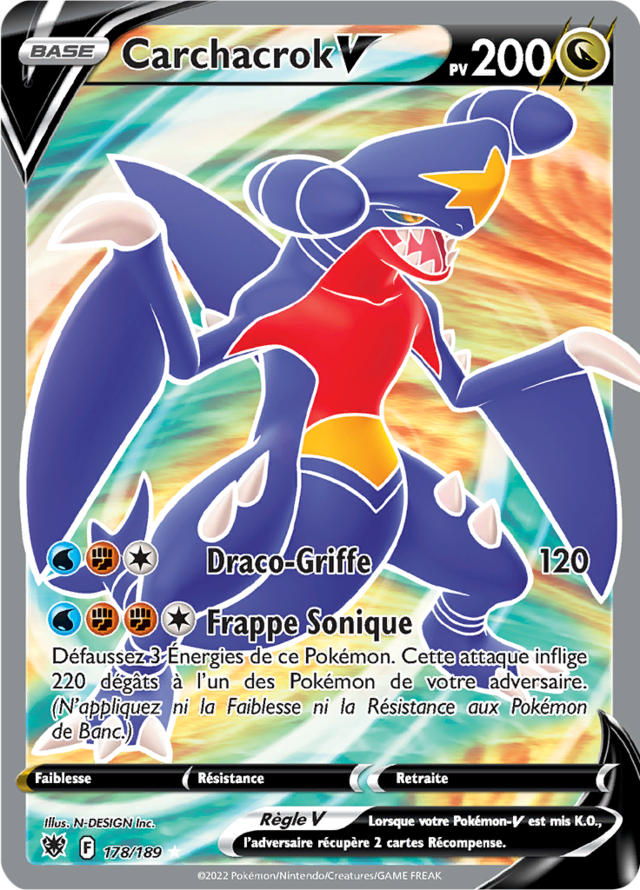 Carchacrok V - EB10 TG23/TG30 - Astres Radieux SWSH10 - Cartes Pokémon main image 0