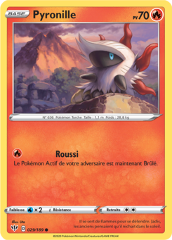 Pyronille (Épée et Bouclier Ténèbres Embrasées 029)