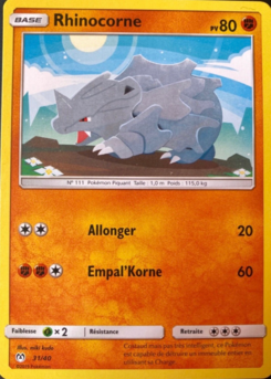 Rhinocorne (Collection McDonald's 2019 (France) 31)