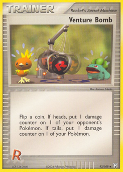 Venture Bomb (EX Team Rocket Returns 93)