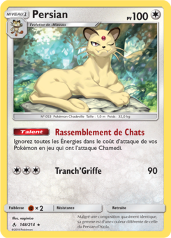 Persian (Soleil et Lune Alliance Infaillible 148)