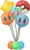 Ballons des Pokémon de départ