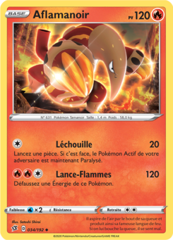 Aflamanoir (Épée et Bouclier Clash des Rebelles 034)