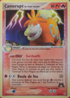 Camerupt de Team Magma (EX Team Magma VS Team Aqua 19)