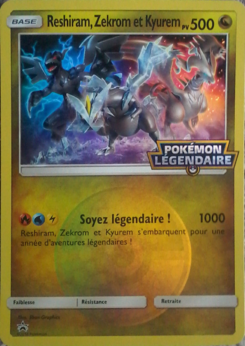 Reshiram, Zekrom et Kyurem (Promo SM)