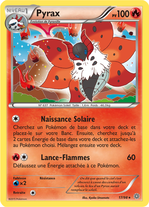 Pyrax (XY Origines Antiques 17) — Poképédia