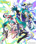 Shinto du Futur - Hatsune Miku (Psy) & Meloetta - Hatsune Miku (Dragon) & Miraidon