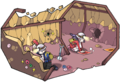 Aurore et Louka dans le Souterrain de Sinnoh…