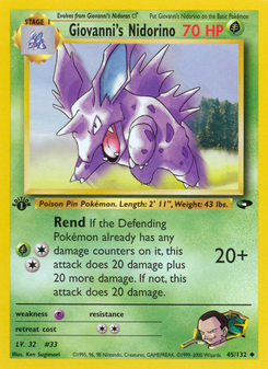 Giovanni's Nidorino (Gym Challenge 45)