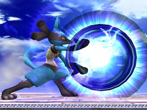 Ssbb lucario aurasphère puissant.jpg