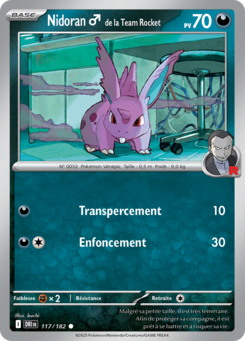 Nidoran♂ de la Team Rocket (Écarlate et Violet Rivalités Destinées 117)