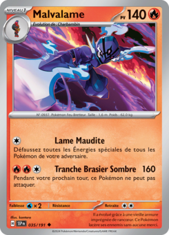 Malvalame (Écarlate et Violet Étincelles Déferlantes 035)