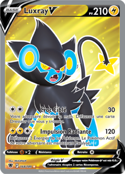 Luxray-V (Épée et Bouclier Astres Radieux 168)