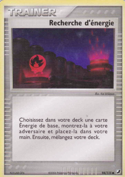 Recherche d'énergie (EX Forces Cachées 94)