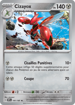 Cizayox (Écarlate et Violet Flammes Obsidiennes 141)