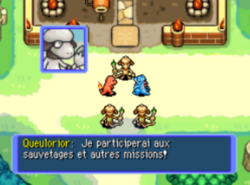 Queulorior propose de se joindre à l'équipe...