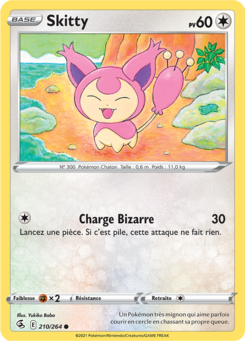 Skitty (Épée et Bouclier Poing de Fusion 210)