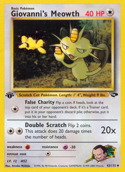 Giovanni's Meowth (Gym Challenge 43)