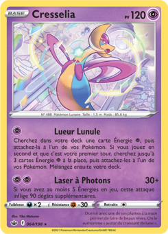 Cresselia (Épée et Bouclier Règne de Glace 064)