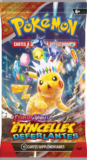 Booster Écarlate et Violet Étincelles Déferlantes Pikachu Téracristal Stellaire.png