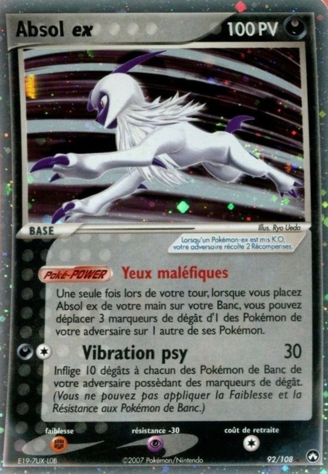 Absol ex (EX Gardiens du Pouvoir 92) — Poképédia